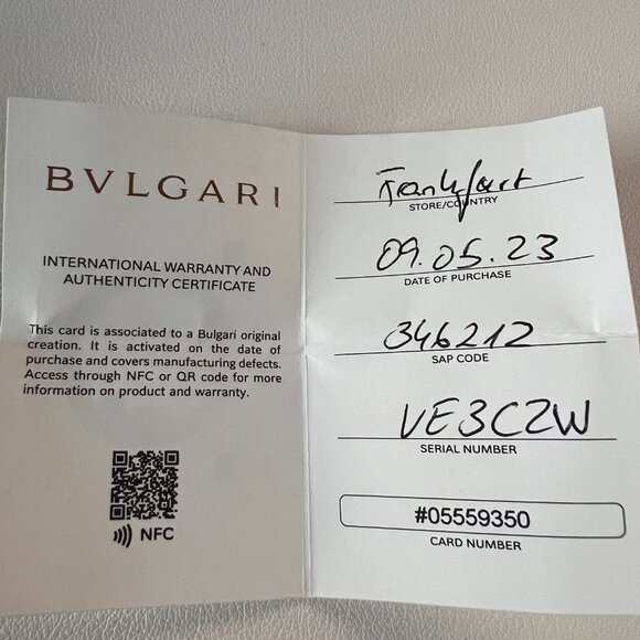 Bvlgari Bvlgari Ring size 6 with RECEIPT - Picture 2 of 8